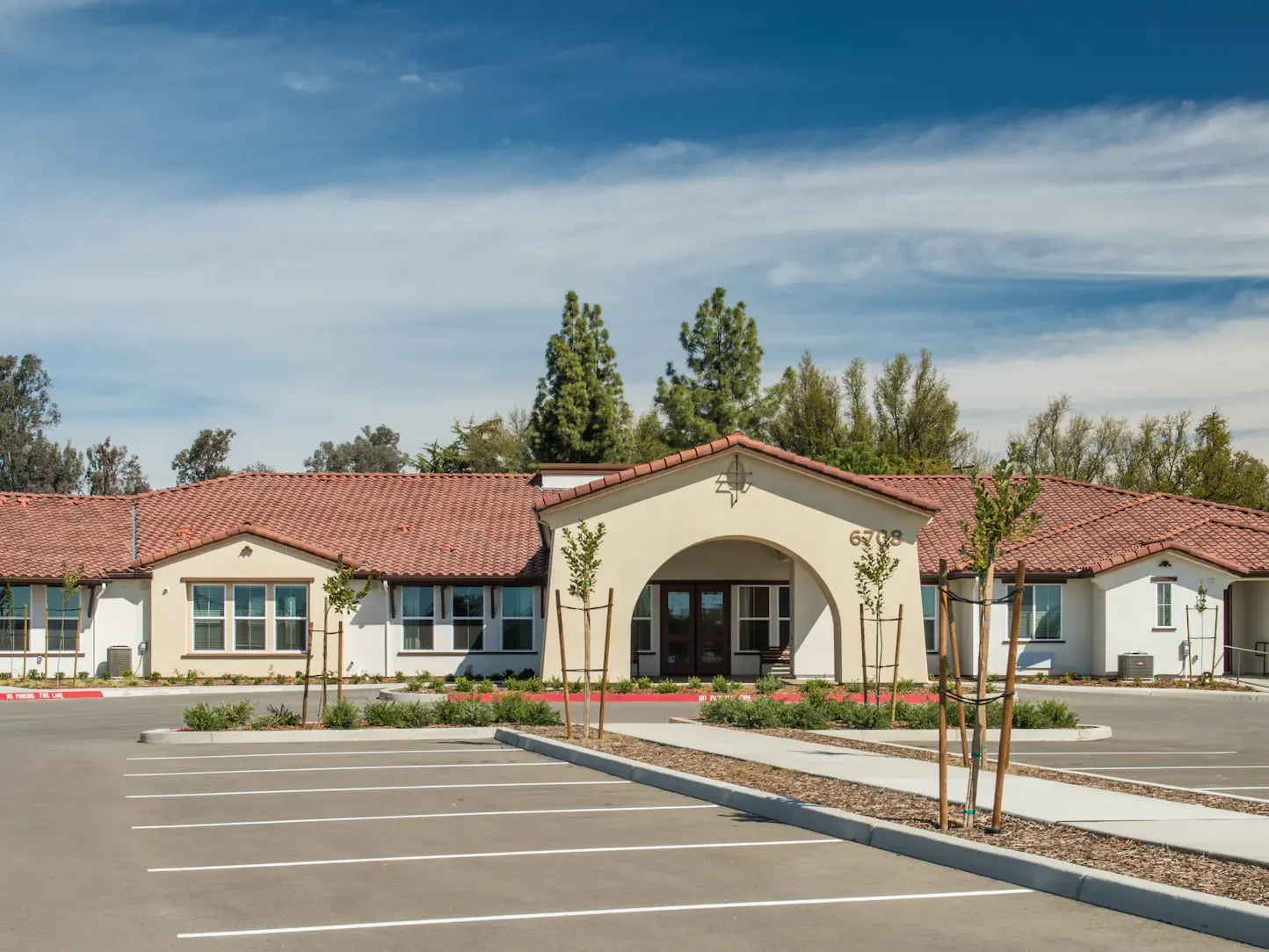 Photo of the Cognitive Care building at The Vineyards California Armenian home. Links to more information about the Cognitive Care residence.